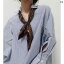 女性 スカーフ カシュー フラワー 装飾 シルク 小さな ストリップ スーツ ヘッドバンド おしゃれ 綺麗 多機能 長方形 ユニセックス 両面