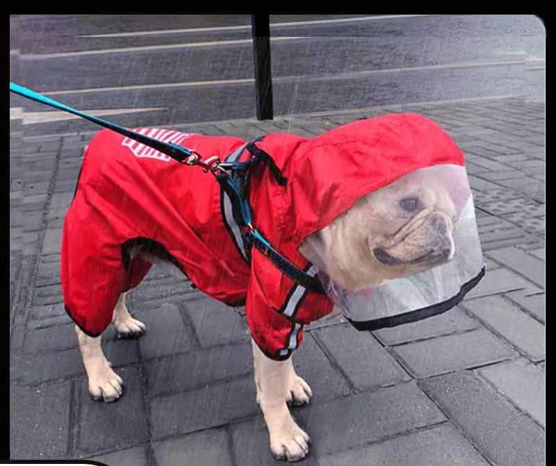 ドッグウェア レインコート ペット用品 犬 小型 中型 夏 防水 コーギー アウトドア 防風 カジュアル レッド ブラック 水色