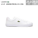 ラコステ メンズ スニーカー レロンド プロ BL 23 1 CMA 靴 シューズ 合わせやすい ワニロゴ 45CMA0100 LACOSTE MENS LEROND PRO BL 23 1 CMA メンズ ホワイト/ホワイト 25.0-29.0cm