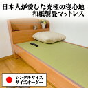畳 マットレス 硬め ベッド用畳 シングル 国産 和紙 オーダーサイズ オーダーメイド たたみ 一畳 腰対策 畳ベッド 取り換え 交換 マット 敷物 簡易 置き...