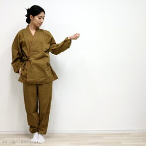 作務衣（さむえ）【民芸作務衣】婦人専用デザイン綿作務衣（3色・M/L）