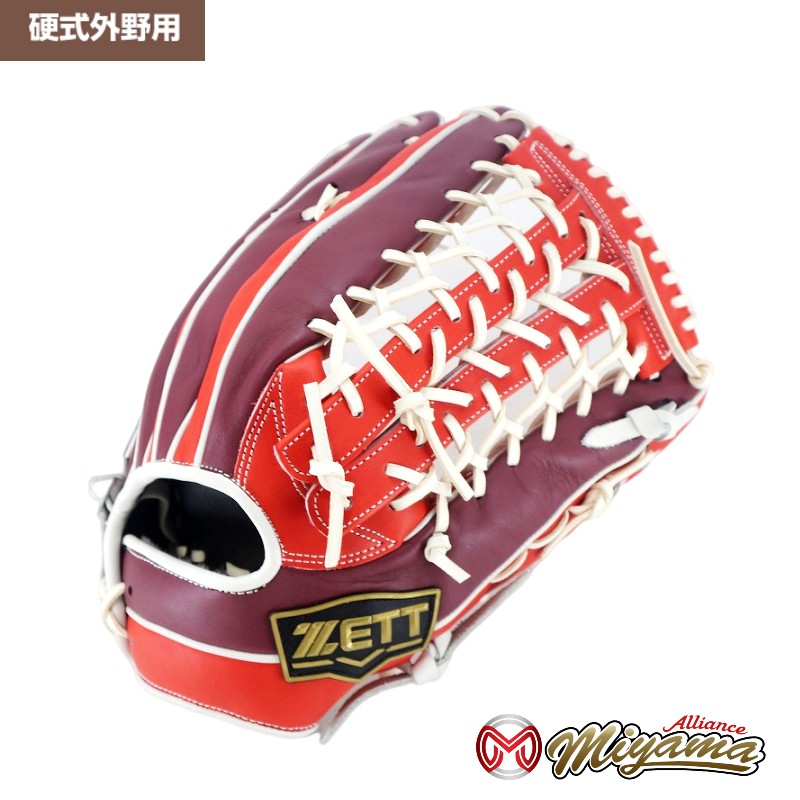 Rakuten - kt449 グローブ 野球 ゼット ZETT 外野手用 硬式グローブ 外野用 硬式グローブ グラブ 右投げ 海外