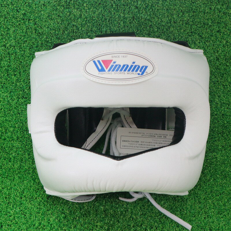 樂天商城 - Winning ウィニング ボクシング ヘッドギア ボクシングヘッドギア フルフェイスタイプ ヘッドガード FG-5000 白 ホワイト Lサイズ