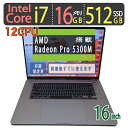 【クリエイター・憧れのmac】◆ Apple MacBook Pro A2141 / 16型◆ Core i7 2.6GHz /高速 512GB SSD / メモリ16GB◆ Radeon Pro 5300M ◆ macOS Monterey + Win11 Pro【デュアルOS】到着後すぐに使える ACアダプター付き