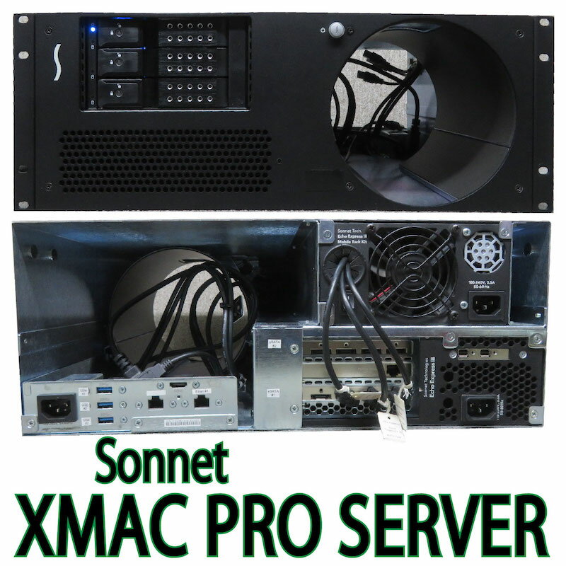◆ 良品 SONNET XMAC PRO SERVER ◆動作品◆ Apple Mac Pro 2013 用　 ラック◆3ヶ月保証【送料無料】◆mac ラック ◆ mac サーバー ◆