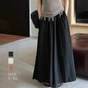 ワイドパンツ レディース 夏 涼しい 薄手 ギャザー パンツ ロングパンツ ワイド ガウチョパンツ ボトムス ウエストゴム ロング丈 ロング 春 夏 秋 着回し...