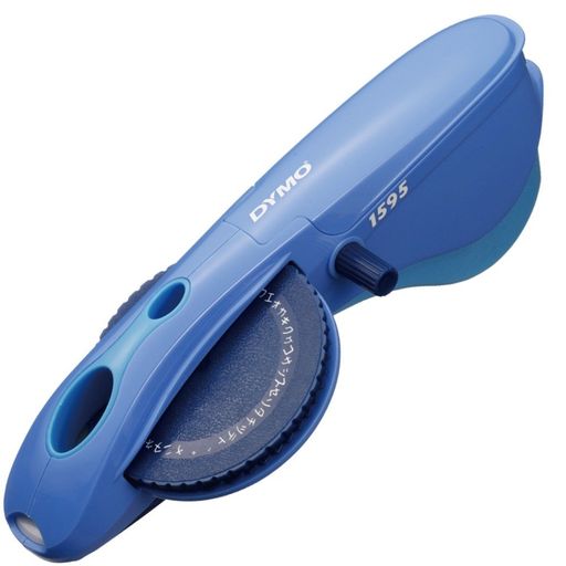 ダイモテープライターM-1595ひらがな・カタカナ・アルファベット・数字青DM1595BU