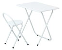 ナカバヤシ折りたたみデスク&チェアFDC-101Wホワイト