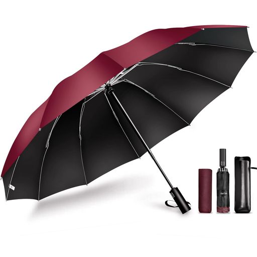 【超大サイズ・12本骨】折りたたみ傘ワンタッチ自動開閉メンズ傘大きい逆折り式折り畳み傘風に強いテフロン加工耐風撥水丈夫耐久折りたたみ日傘遮光遮熱UVカット晴雨兼用傘梅雨対策…