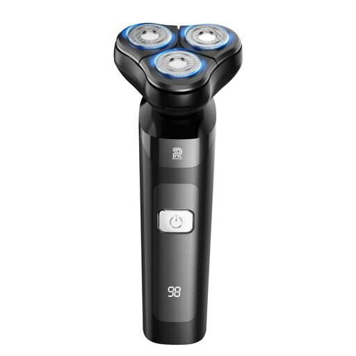 【2025新登場&回転式】シェーバーメンズ髭剃り27枚刃乾湿両用ひげそり360°回転式電気シェーバー低騒音..