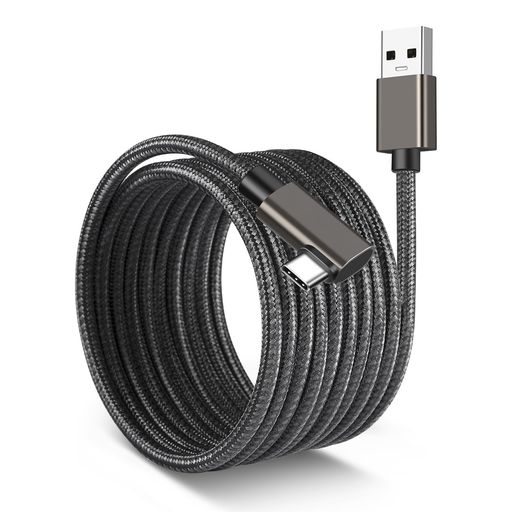 USB 3.2 Gen1 リンク ケーブル 5m YITONGXXSUN USB-C & USB-A ケーブル 5Gbps 高速データ転送 スマートフォン/タブレット/ゲーム機のタイプc機種に対応 (ガン色)