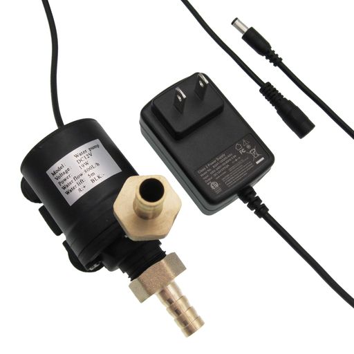 電源が付いている低雑音DC12V太陽熱温水循環のブラシレスポンプ