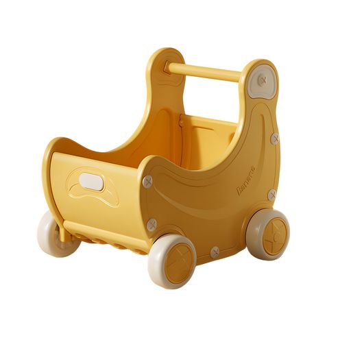 Gorockingバナナのワゴンおもちゃ箱ボックス手押し車赤ちゃんキッズワゴンベビーウォーカーワゴントイ..
