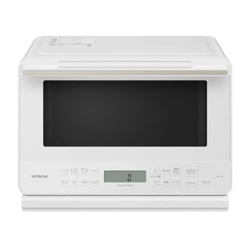 本体サイズ:幅483x奥行388x高さ355mm(ハンドルなどを入れた最大奥行寸法:440mm ドア開放時の奥行寸法:662mm) 庫内有効寸法:幅約375x奥行約323x高さ約213mm 加熱方式:レンジ、オーブン、グリル、スチーム、過熱水蒸気 センサー種類: 重量センサー+蒸気・温度センサー レンジ出力:自動最大1,000W 手動600W,500W,200W相当,100W相当