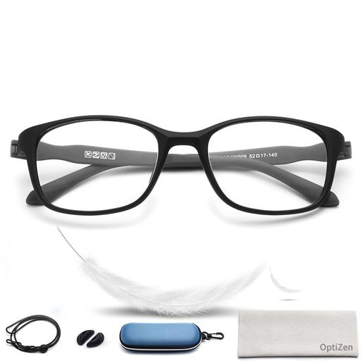 Other - [OptiZen]老眼鏡メンズおしゃれかっこいい【ブルーライトカット/オシャレ/UVカット/軽量/形状記憶/マット質感/】スポーティ首掛け携帯用ケース付き度数1.0~3.5M005