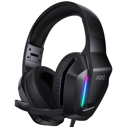AOC ゲーミングヘッドセット 3Dサラウンドサウンド対応(PS5対応)