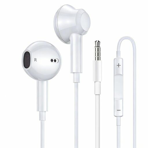 イヤホン有線有線イヤホン磁気【2026年新バージョン3.5mmジャック】超クリアな通話&雑音なしマイク付きHIFI音質音量調整DAC重低音人間..