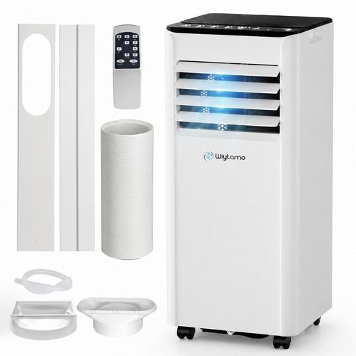 Wiytamo スポットクーラー 【2026年猛暑対策】 2.6KW 移動式エアコン 8~10畳対応 ...