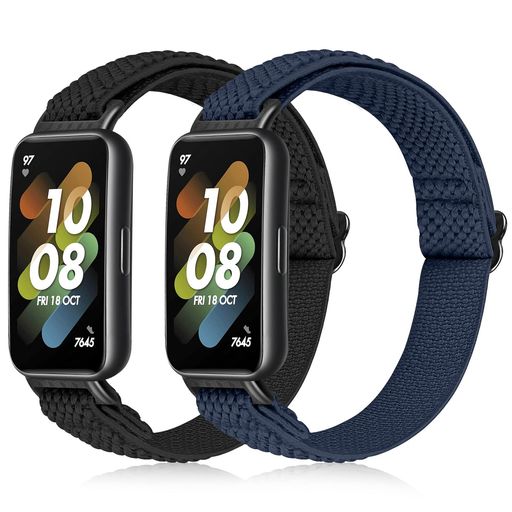 [TumpCez] 交換バンド対応Huawei Band 7, 調整可能な弾性ナイロンバンド替えベルト...