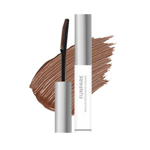 HESBUTY マスカラ ナチュラルな印象のブラウン ロングカールキープ処方 お湯落ち mascara カールマスカラ 美容液配合でまつ毛ケア 透明感メイク向け(02-ブラウン)