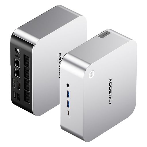 AOOSTAR MACO ミニpc ryzen 9 8945HS+780M 高速AI pc ベアボーン 128G DDR5+ 8TB SSD拡張可