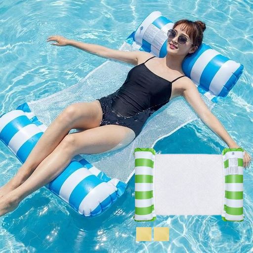 【水遊び・浮き輪フロート】サイズは127*120cm、耐荷重量は約120 KGなので、自由に四肢を広げることができ、もちろんプールでの娯楽やリラックスもできます。赤、黄色、緑、青、ピンクなどの色,ストライプ,葉っぱなどのデザインなど、色や柄がたくさんあるので、コーディネートも自由で楽しい時間を過ごせます。 【サイズについて】サイズ:空気を注入した前127cm*70cm、空気を注入した後118cm*68cm。耐荷重:120kgとなり、大人用の設計となっております。子供用に対応できないため、もしお子様が利用される場合、必ず保護者の監督のもとでご使用ください。色柄も柄もいろいろです。素材:PVC、メッシュ。セット内容: 浮き輪フロート*1/ビニール補修用テープ*2 【素晴らしい素材】環境にやさしくて耐久性の高い厚手のPVC素材で作られ、丈夫で柔らかくて快適なラウンジに座っているように水に浮かせることができますし、耐摩耗と耐久性も高いです。底面はメッシュ素材で、しっかり浮きながらも程よく体に水が触れる構造となっています。また、紫外線にも優れており、長時間日光にさらされても老化や色あせがしにくいとされています。