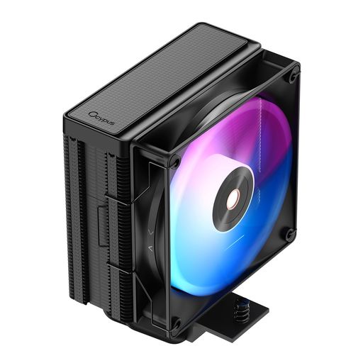 OcypusDeltaA40ARGBCPU空冷クーラー、120mm油圧ベアリング静音PWMファン、最大2000RPM、4本の銅製ヒー..
