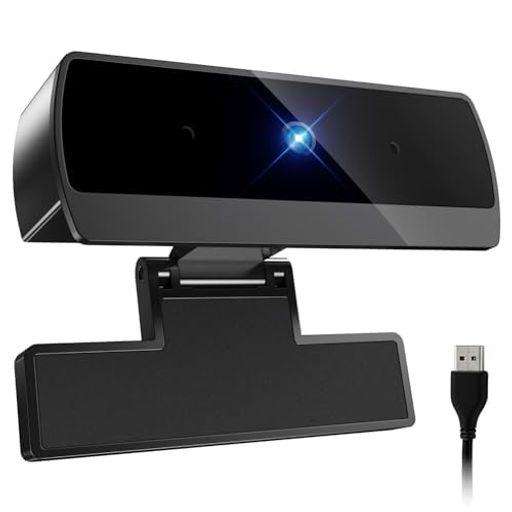 HD 1080P ウェブカメラ 内蔵マイク、90°広角ウェブカメラ、自動光補正機能、USBプラグアンドプレイPCカメラ、ビデオ会議/オンライン授業/ライブ配信に最適、ドライバー不要、ノートパソコ…