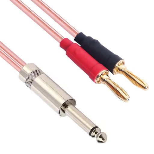 luxferre バナナ 6.3 mm 変換 スピーカーケーブル バナナ ケーブルは6.35mmモノラルジャックとバナナを持つ機器の接続に最適なバランスケーブルです。この6.35mm バナナ 変換 オーディオ 延長ケーブルはマイク/アンプ/オーディオシステム/スピーカーや各種音響機器などに対応オーディオ ケーブル 延長コードです 24K金メッキ処理を施したバナナ 端子を採用し、さびに強く、経年変化による信号劣化の心配が少ない、信号のパフォーマンスを向上させます。金メッキ処理を施したのバナナ ジャックを採用し、伝送ロスを最小限に抑えます。導電性に優れています。10000回以上の挿入と取り外しに耐えることができます 6.5 mm バナナ 変換 ケーブルは高純度の無酸素銅(Oxygen Free Copper)6N OFCで信号を高速安定伝送することを確保できて、高音質も確保しています。