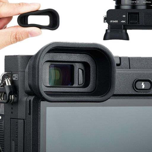 アイカップ 接眼レンズ 延長型 Sony A6400 A6500 A6600 対応 FDA-EP17 アイピース ...