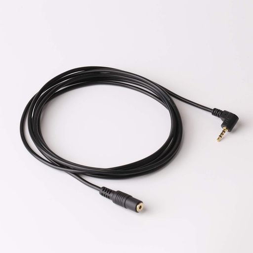 Basicest 2.5mm 4極 延長 ステレオケーブル L型プラグ (2m) ドライブレコーダー バックカメラに