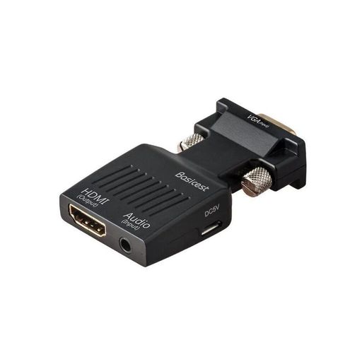 Basicest VGA (d-sub15ピン) to HDMI 変換アダプタ (音声出力付) 
