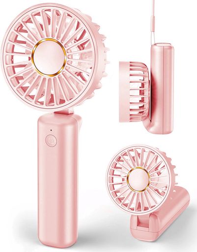Hssio 携帯扇風機 ハンディファン 手持ち扇風機 充電式USB扇風機 3段階風量調節 Type-c充電式 持ち運び便利 静音 折り畳み式 超軽量 小型 強風 花火大会 熱中症対策 ライブに適用 ストラップ…