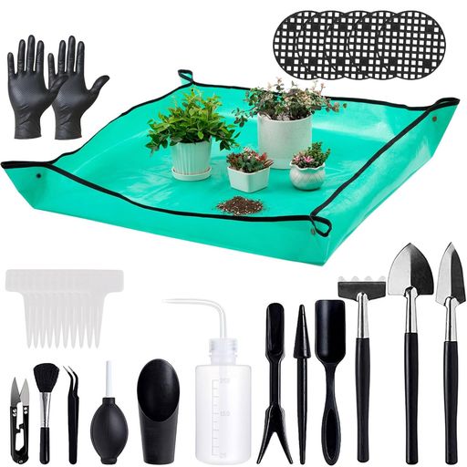 sanyuexiaozai ガーデニングツール 30点セット 多肉植物 観葉植物 園芸用品 移植工具