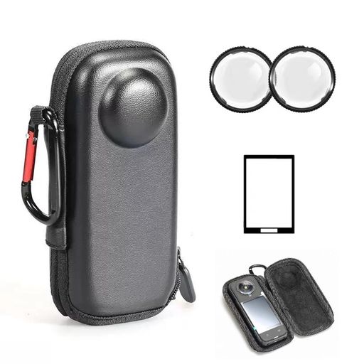 WOXDECO Insta360 X5用 X5用保護フィルム+レンズカバー+収納ケース