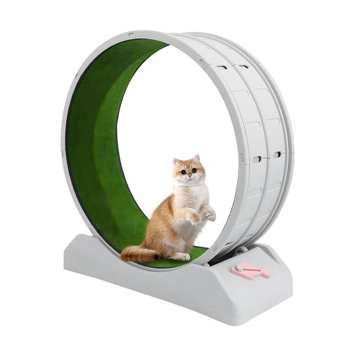 YASICAキャットホイール猫まわし車猫ランニングマシン猫回転ホイール猫回し車直径80cmPP素材カビにくい..