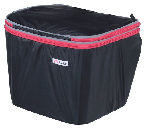 川住製作所(KawasumiSeisakusyo)自転車2段式前カゴカバー(インナー付き)KW-246BKブラック(4)