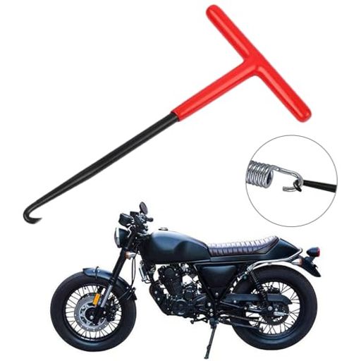 スプリングフックツールテンションスプリングツールオートバイエキゾーストスプリングプーラーツールマ..