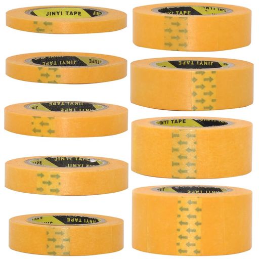 マスキングテープ模型塗装向け9サイズ入りセット幅6mm8mm10mm12mm15mm18mm20mm24mm30mm