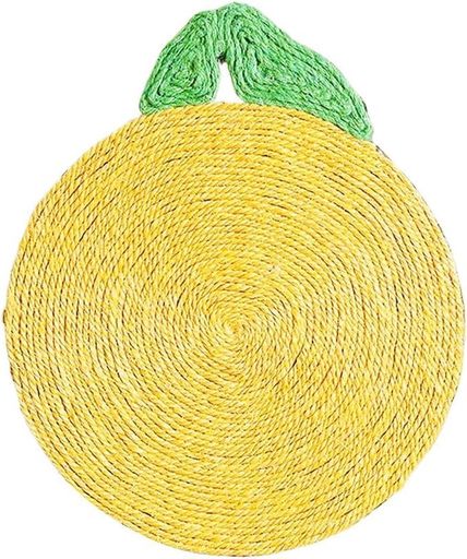 Fcliqzod888猫爪研ぎつめとぎ爪とぎ麻縄花みかん壁貼る動物可愛い丈夫耐久性高密度運動不足改善猫おも..