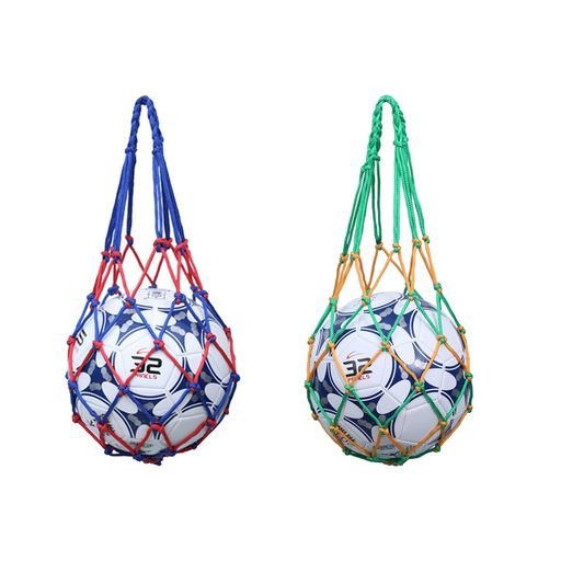 HUIKKJPボールバッグ網袋2個セットバスケットボール/サッカー/バレーボール収納・持ち運び通気性多機能..