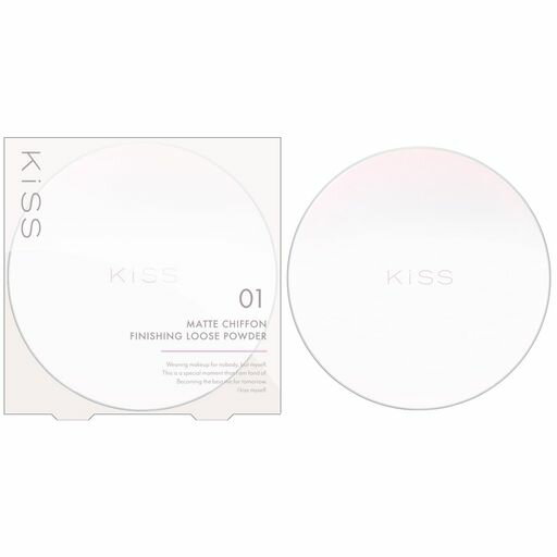 kiss(キス) KiSS マットシフォン フィニッシングルースパウダー01 ライト 14g セミマット テカリを抑えてメイク持ちアップ