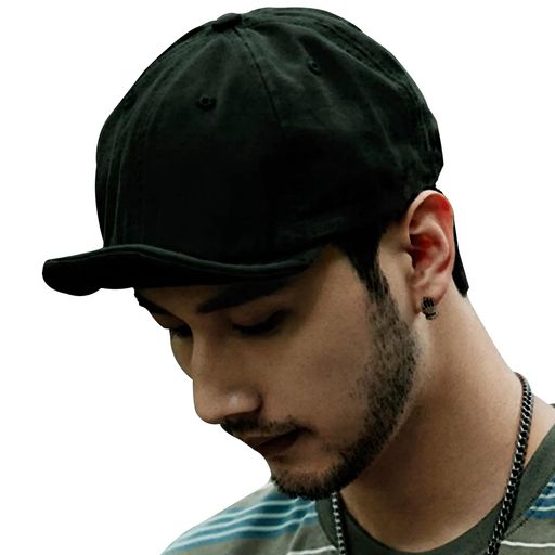 [TWOQUILL]キャップメンズアンパイアキャップショートブリムつばの短いキャップ柔らかい通気無地シンプ..