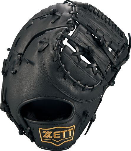 ゼット(ZETT) 軟式野球・ソフトボール兼用 キャッチ・ファーストミット ライテックス 右投げ用 ブラック(1900) 右投げ用 BSFB56923L