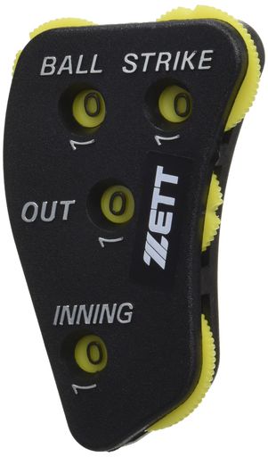 ZETT(ゼット)野球審判用インジケーターブラック(1900)BL2235ブラック(1900)-