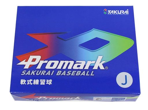 サクライ貿易(SAKURAI)Promark(プロマーク)野球軟式練習球J号12球入り1ダース69mmLB-312JDZホワイト