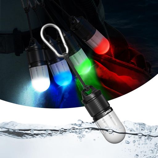 XTARSD1水中シグナルライトナイトダイビングマーカー4色-in-1青/赤/白/緑陸地または水中100メートルで..