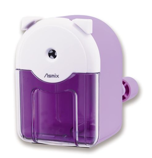 アスミックス(Asmix)アスカえんぴつけずりきPS86Vラベンダー手動ムダ削り防止大容量ダストボックス子供