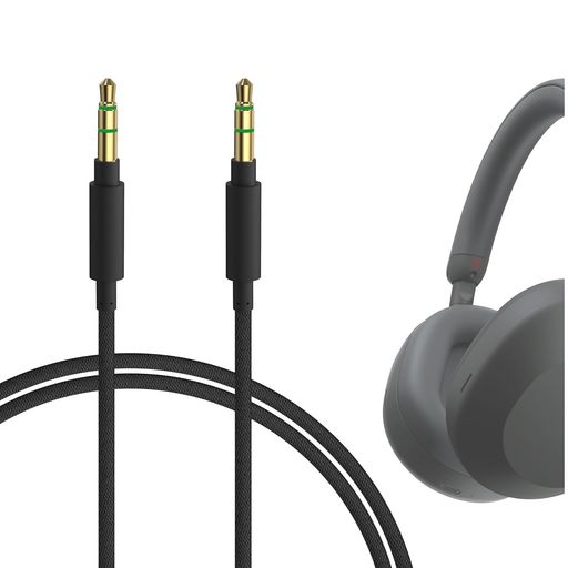 Geekria ケーブル ナイロン編組 互換性 オーディオコード ソニー Sony WH-1000XM6 ULT WEAR WH-XB920N WH-XB910N WH-1000XM5 WH-1000XM4 INZONE H5ヘッドホンケーブル、