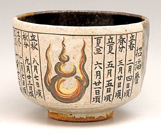 掛分　暦手　茶碗